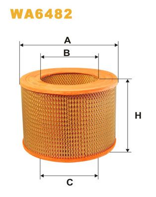 WIX FILTERS Воздушный фильтр WA6482